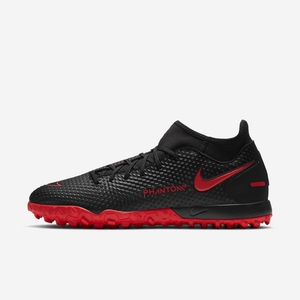 Chaussure De Foot Nike Phantom GT Academy Dynamic Fit TF Noir 2915-867 Black/Dark Smoke Grey/Chile Red Femme | FKO-56299879